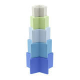 Stacking Stars 5 Pc Silicone Set