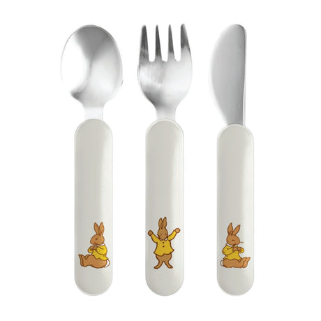 Bunnykins 3 Piece Cutlery Set - Natural
