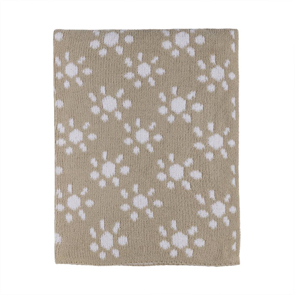 Chenille Blanket - Sunflower Taupe