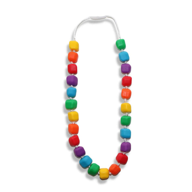 Princess and the Pea Necklace - Bright Rainbow