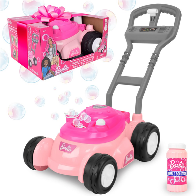 Barbie Bubble N Go Mower Combo