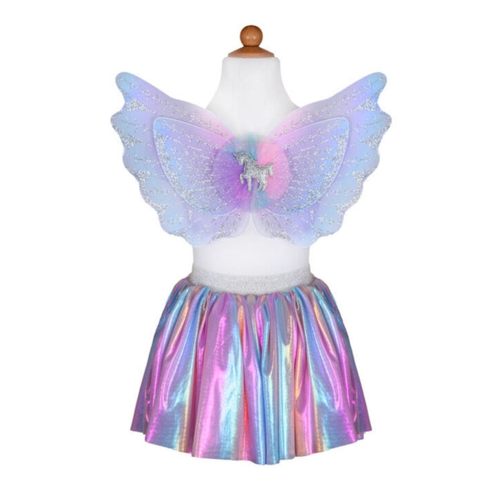 Pastel Magical Unicorn Skirt & Wings Size 4-6