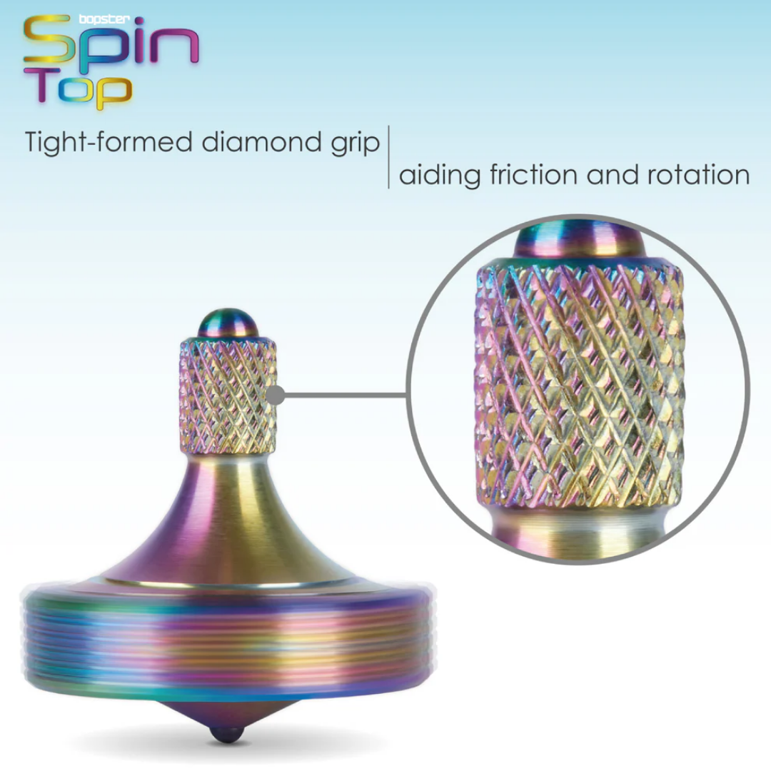 Close-up detail of the Spin Top Spinner