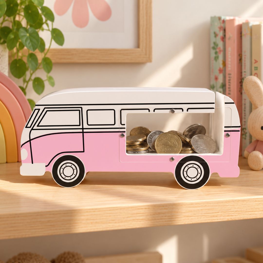 Pink Combi Money Box