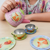 Woodland Fox Tin Tea Set
