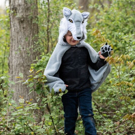Woodland Storybook Wolf Cape Size 4-6