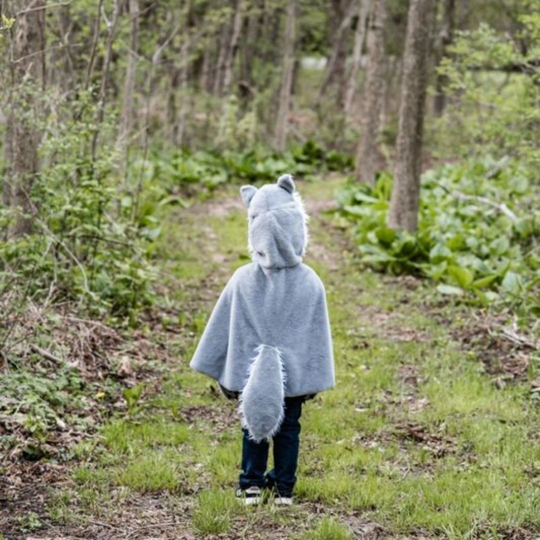 Woodland Storybook Wolf Cape Size 4-6