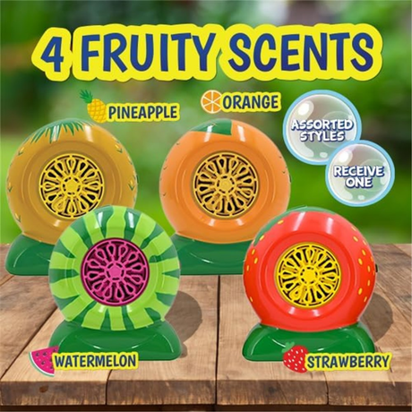 MAXX BUBBLES - FRUIT BUBBLE BLOWER (4 asst'd scents)