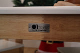 White Top Timber Table