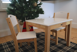 White Top Timber Table