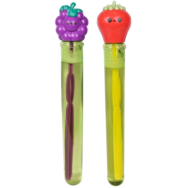 2pk Scented Jumbo Bubble Wands Strawberry/grape