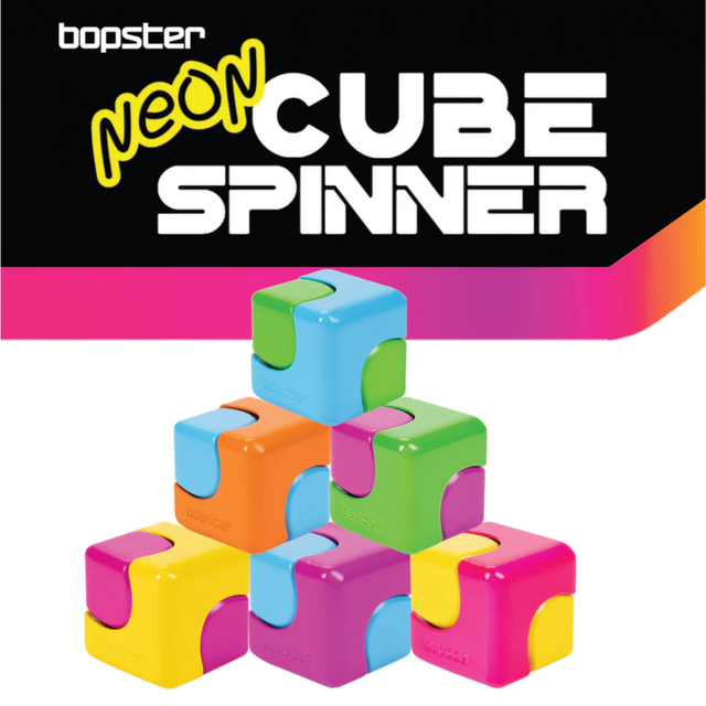 Neon Fidget Cube Spinner