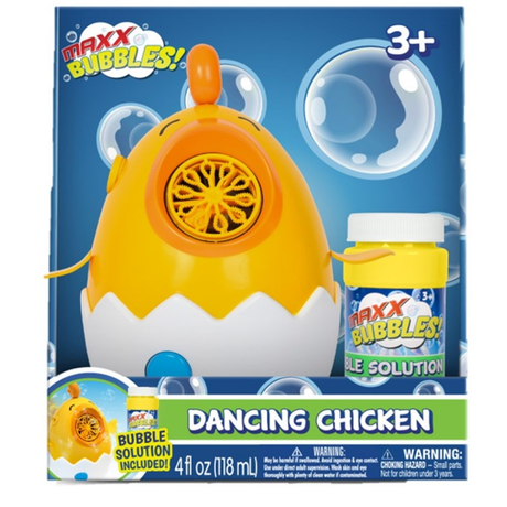 MAXX BUBBLES - BUBBLE CHICKEN (includes 4oz bubble solution)