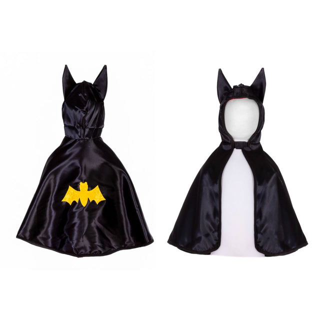 Toddler Reversible Spider & Bat Cape - Size 2-3T