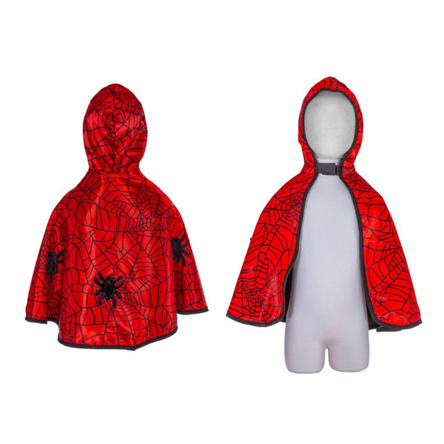 Toddler Reversible Spider & Bat Cape - Size 2-3T