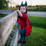 Toddler Reversible Spider & Bat Cape - Size 2-3T