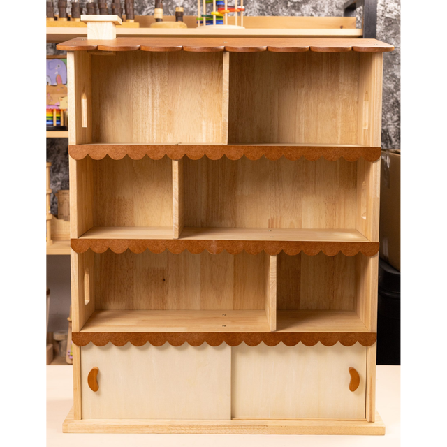 Cottage Dollhouse Bookshelf