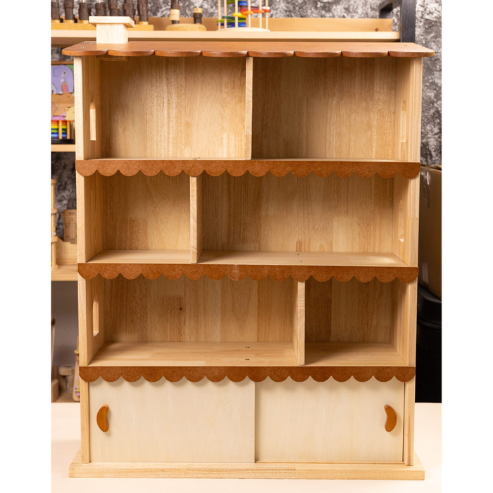 Cottage Dollhouse Bookshelf