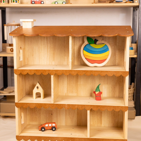 Cottage Dollhouse Bookshelf