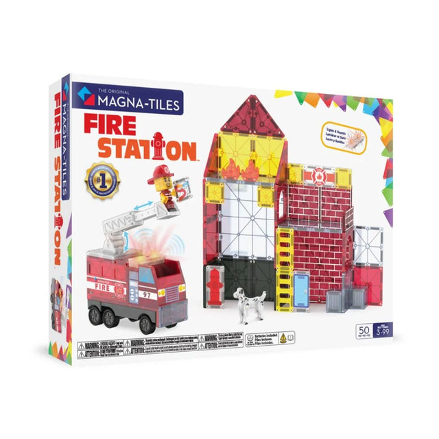 MAGNA-TILES®  Fire Station - 50 Piece