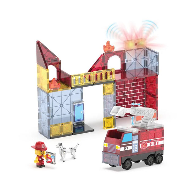 MAGNA-TILES®  Fire Station - 50 Piece