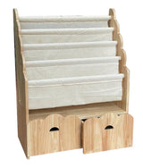 4 Tier Bookshelf & Drawers - Pre Order Early August