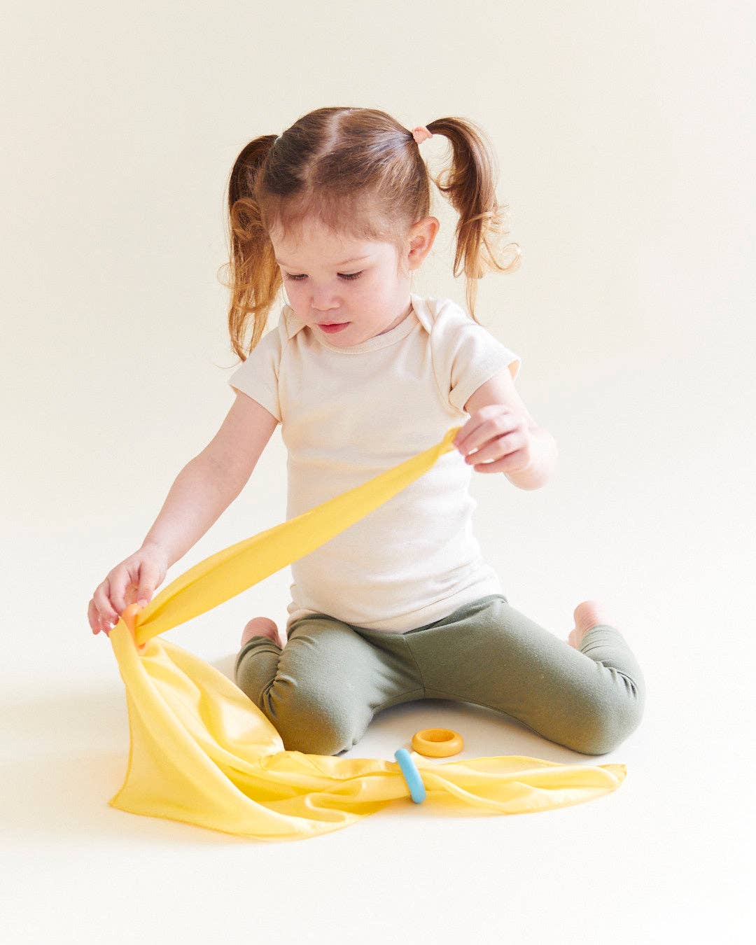 Mini Solid Color Playsilks: Sky
