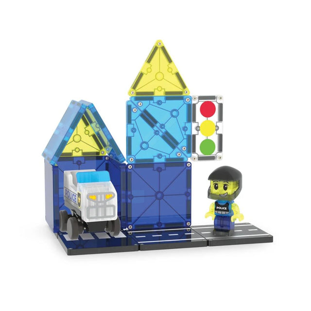 MAGNA-TILES®  Police Patrol - 20 Piece