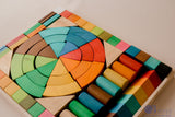 Jumbo Natural Rainbow Blocks 86 pcs.