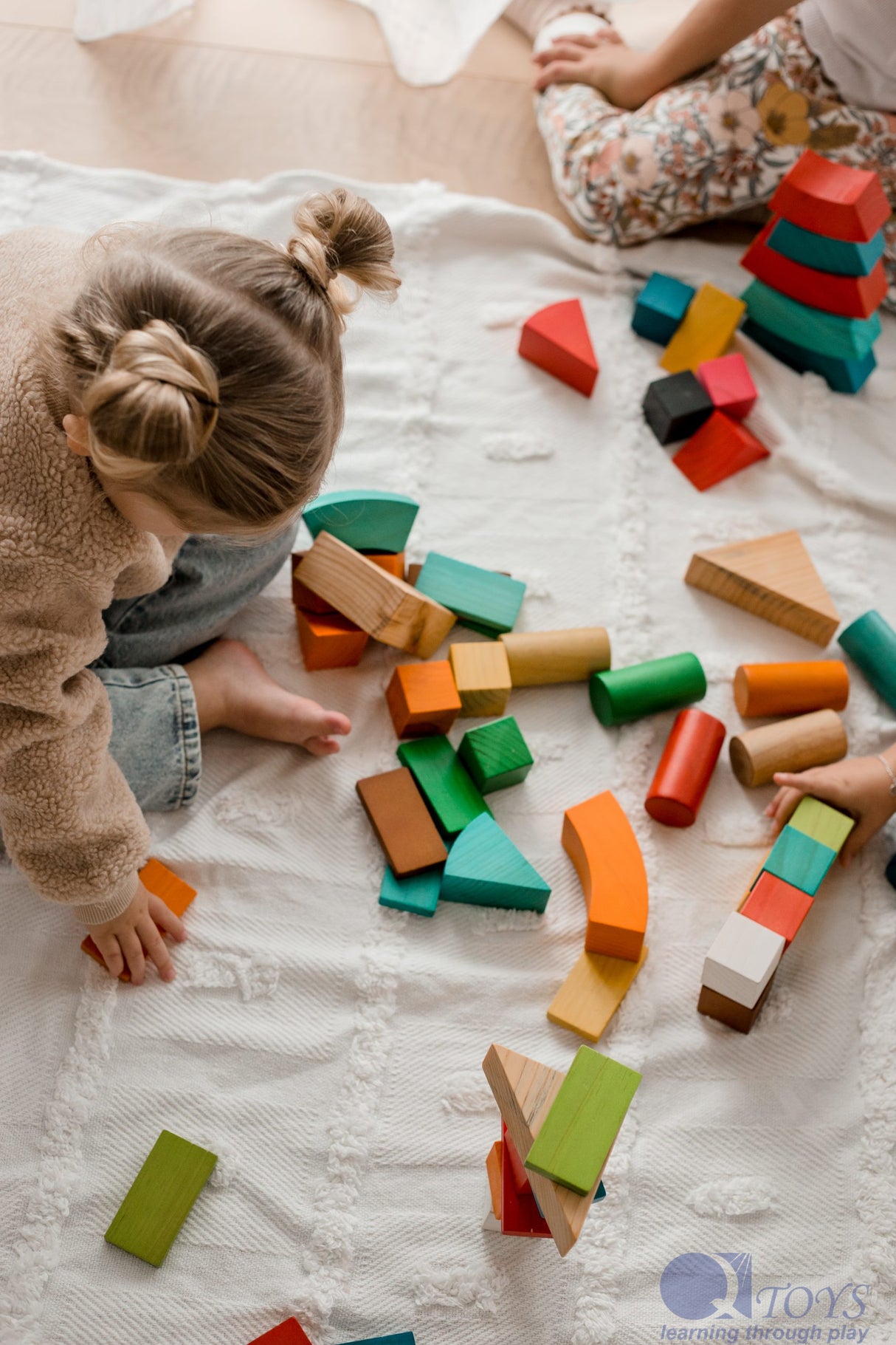 Jumbo Natural Rainbow Blocks 86 pcs.