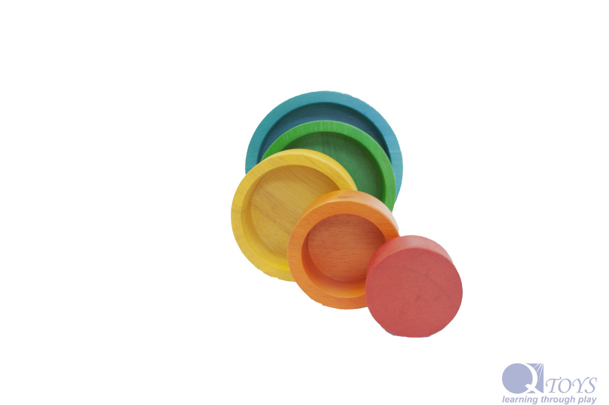 Natural Coloured Nesting and Stacking Bowls