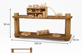Two-Tier Tree Shelf