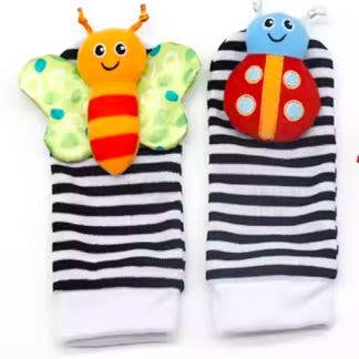 Footfinder Baby Socks with Rattles