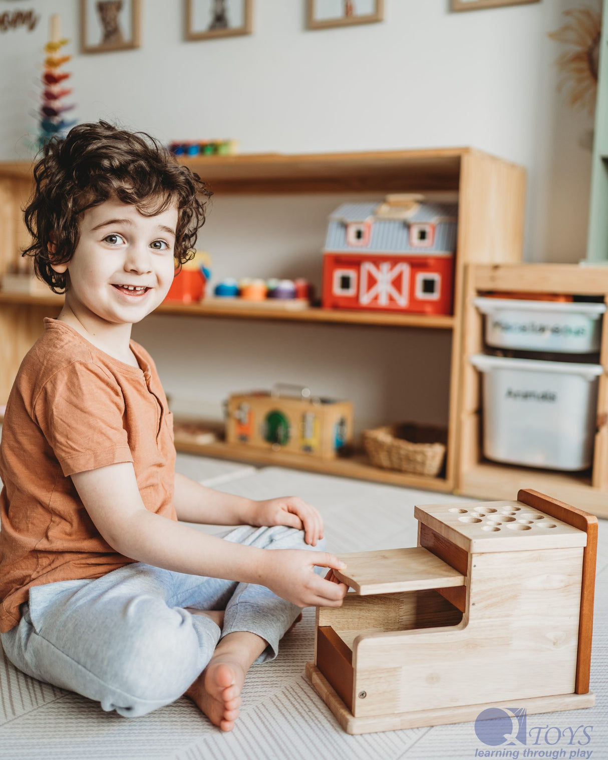 Montessori Cylinder Post Box