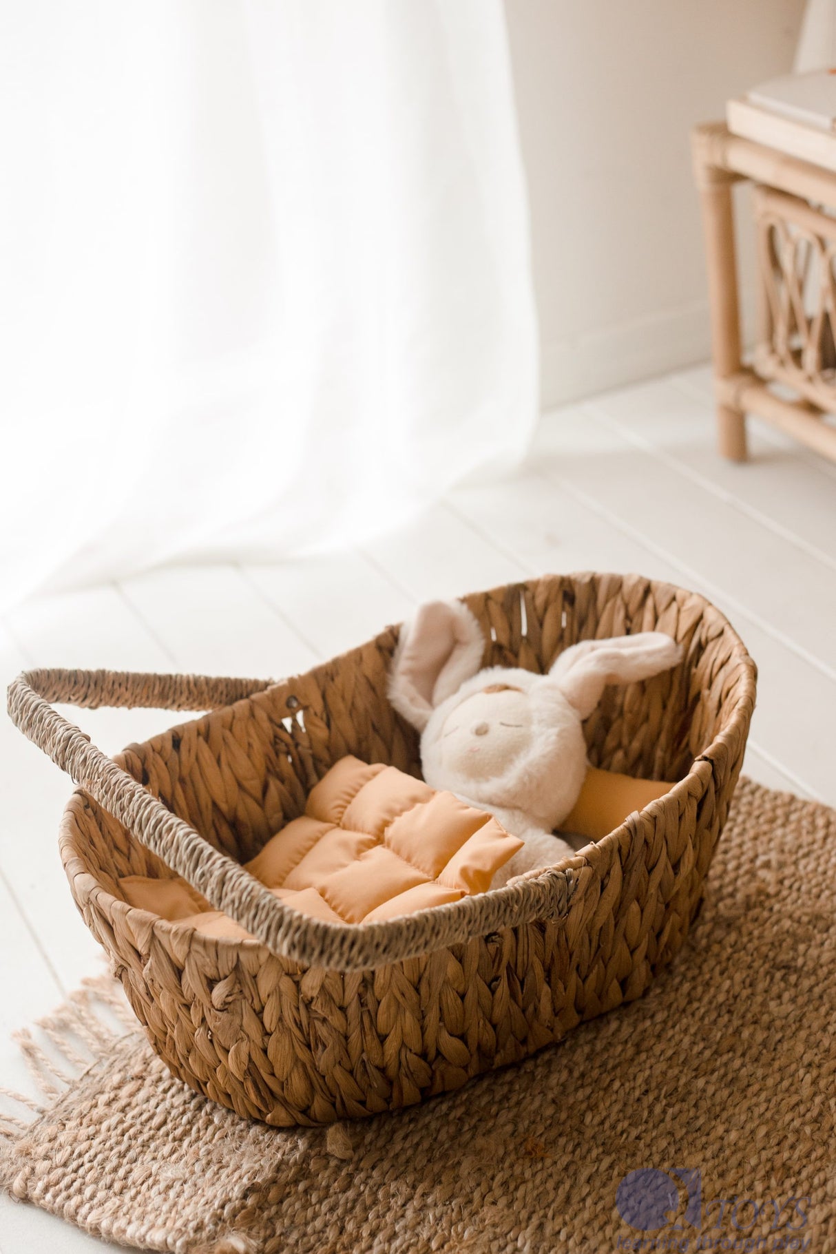 Wicker Dolls Basket