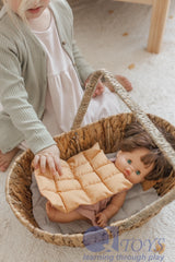 Wicker Dolls Basket