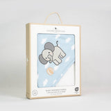 Organic Hooded Towel - Elephant Playtime