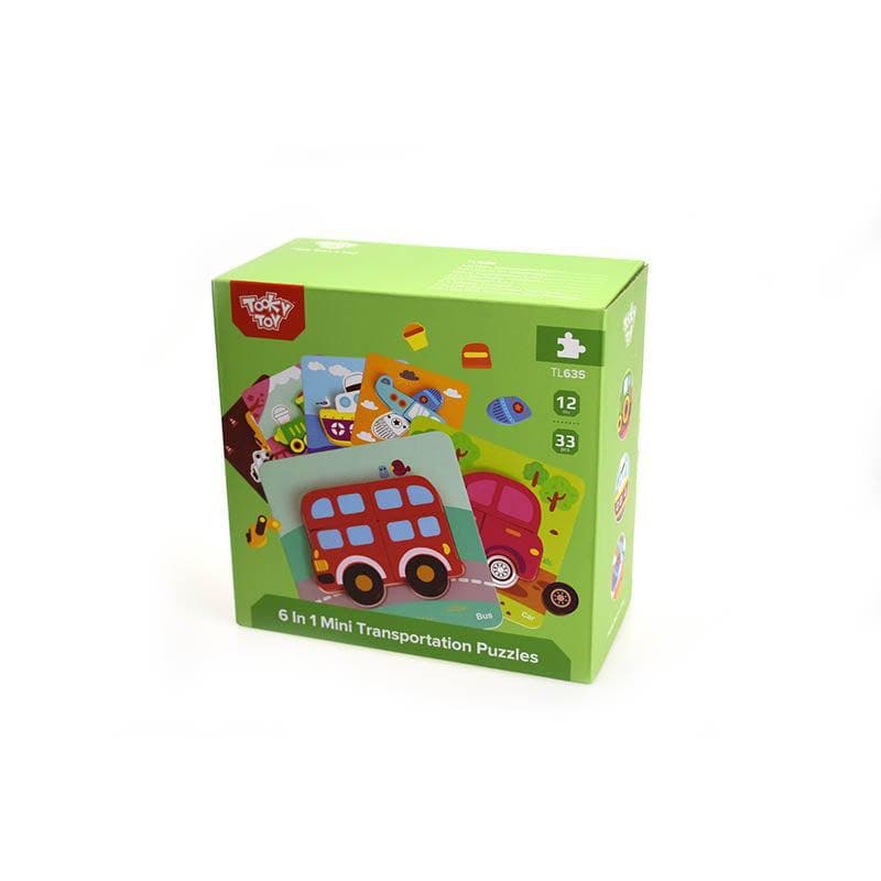 6 in 1 Mini Transportation Puzzle