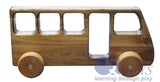Wooden Toy Bus