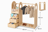 Montessori Wardrobe with Drawers - Pre Order Late August