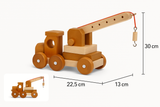 Wooden Construction Crane