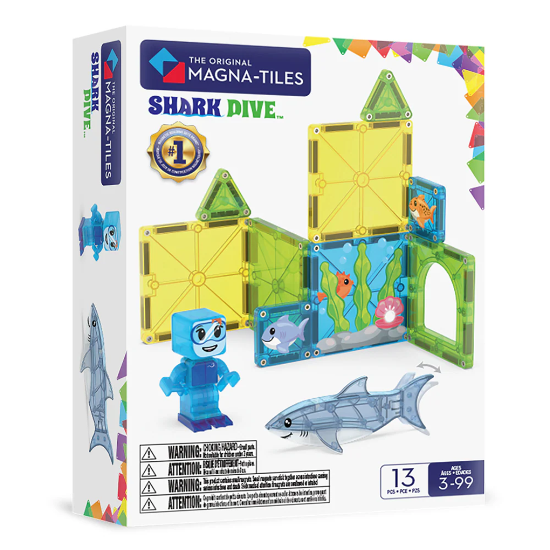 MAGNA-TILES® - Shark Dive - 13 Piece