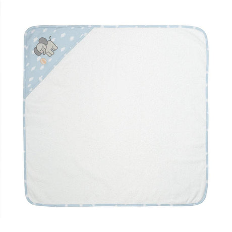 Organic Hooded Towel - Elephant Playtime