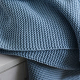 Pram Knitted Blanket - Celestial Blue