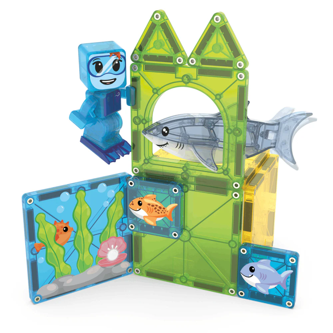 MAGNA-TILES® - Shark Dive - 13 Piece