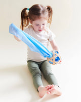 Mini Solid Color Playsilks: Sky
