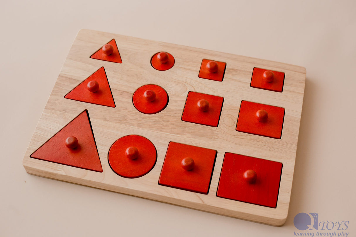 Toddler Knob Shape Puzzle