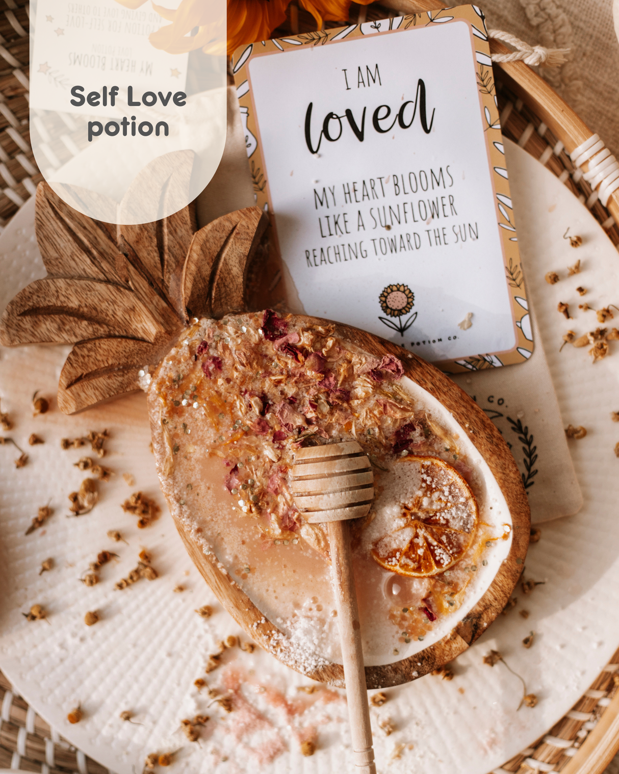 My Heart Blooms - SELF LOVE Potion Pouch