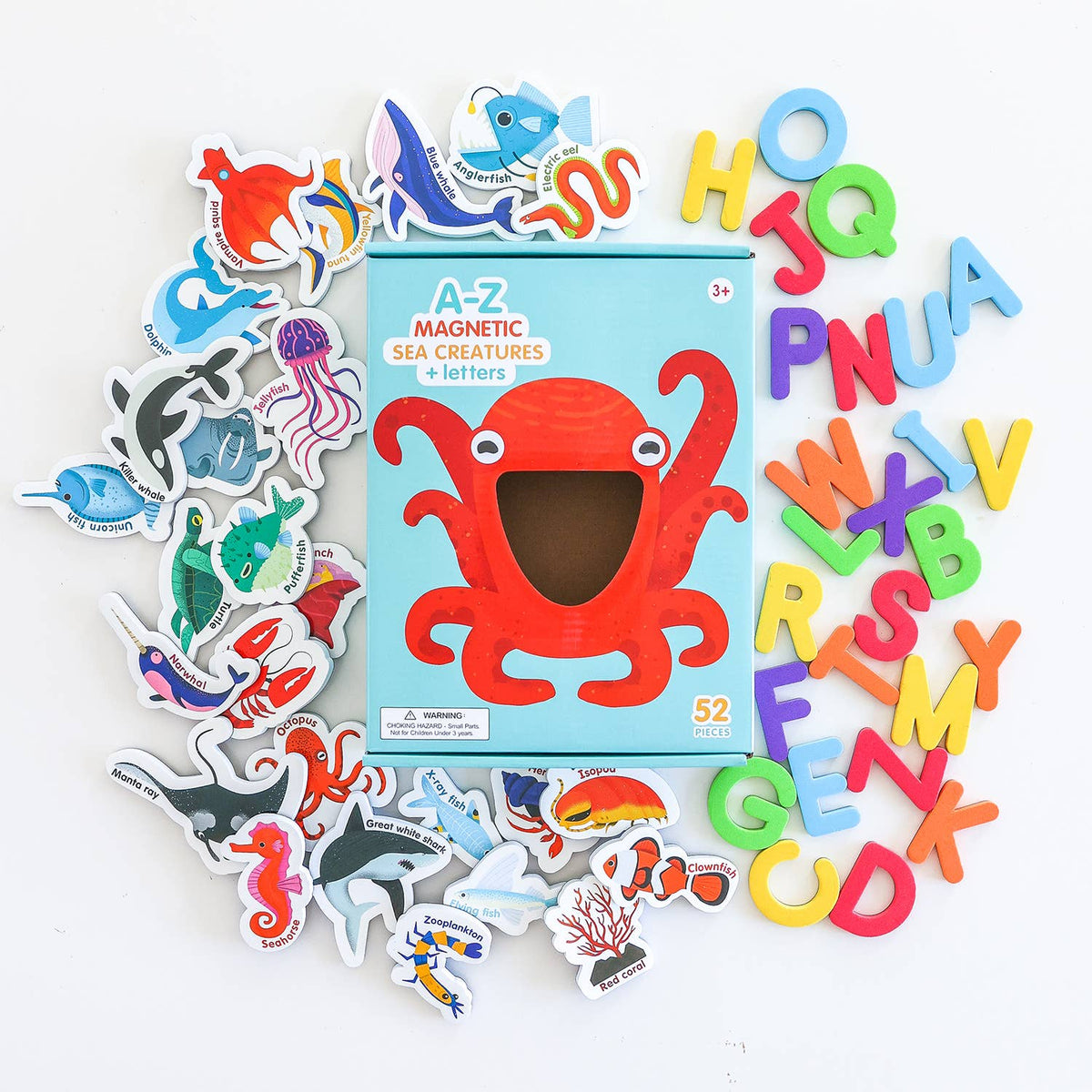 Close-up detail of the Magnetic Sea Creatures