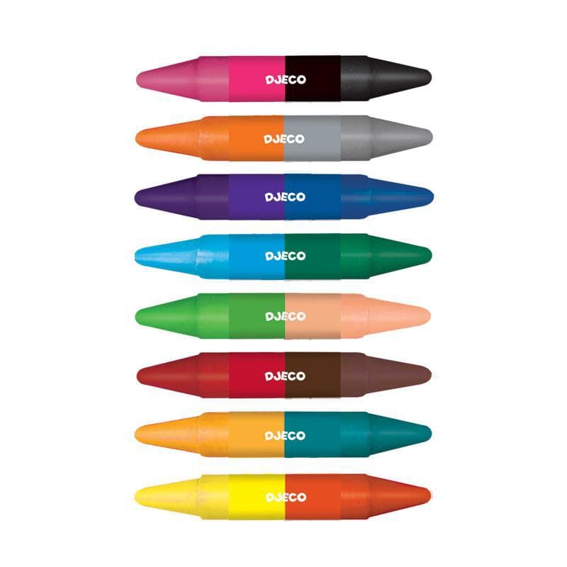 Close-up detail of the 8 Twins Crayons